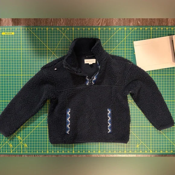 Kids Jacket Sherpa XS Navy Free Assembly - Picture 6 of 6